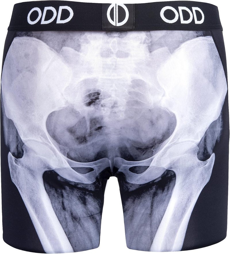 Odd Sox , X Ray, Men's Boxer Briefs, Funny Skeletal Bone Print Underwear - Image 2